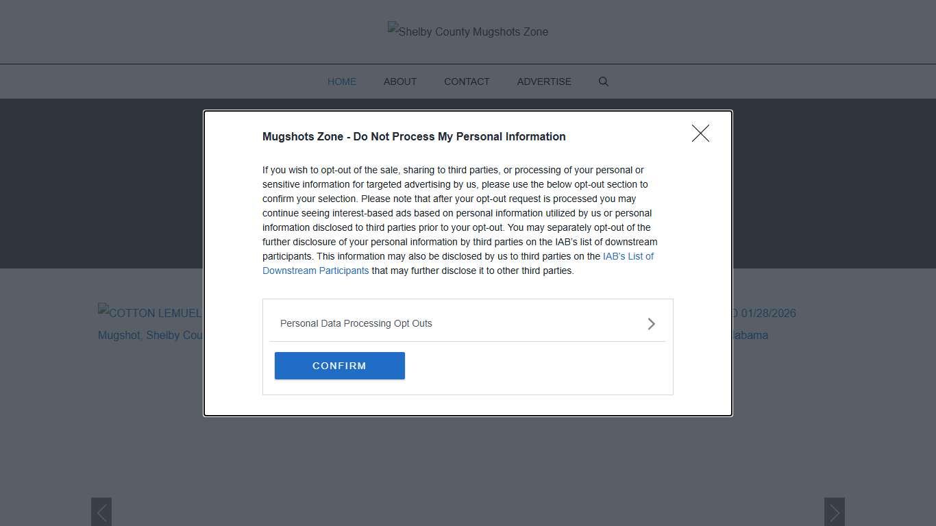 Shelby County Mugshots Zone